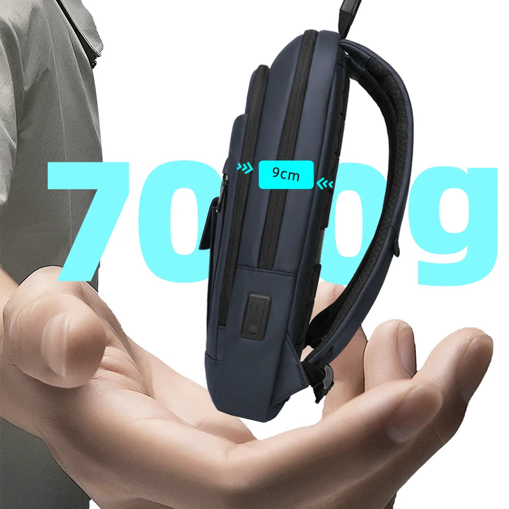 Heroic Knight Professional Laptop Backpack with USB Charging Port