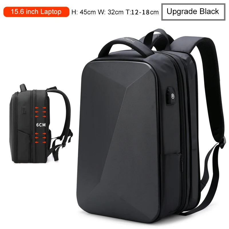 FENRUIEN Anti-Theft Laptop Backpack with USB Charging Port