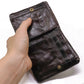 Men's Vintage Genuine Leather Wallet with Coin Pocket