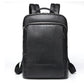 Premium Genuine Leather Business Backpack with USB Charging Port