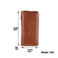 Men's RFID Blocking Long Leather Wallet with Zipper