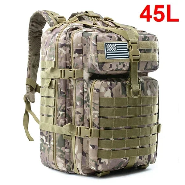 30L-50L Tactical Military Backpack - Outdoor Hiking Survival Pack