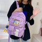 Korean Style Campus Backpack for Girls - Lightweight Laptop Bag