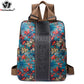 Women's Canvas Designer Backpack - Large Travel & School Rucksack