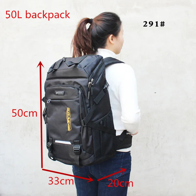 Premium Outdoor Hiking Backpack - 50L/80L Capacity for Travel & Camping