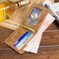 Men's Slim Bifold Wallet - Premium PU Leather Multi-Card Holder