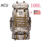 Premium 80L-100L Expandable Hiking Backpack - Tactical Mountaineering Pack for Outdoor Adventures