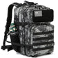 45L Tactical Military Backpack with MOLLE System - Outdoor Hiking & Survival Rucksack