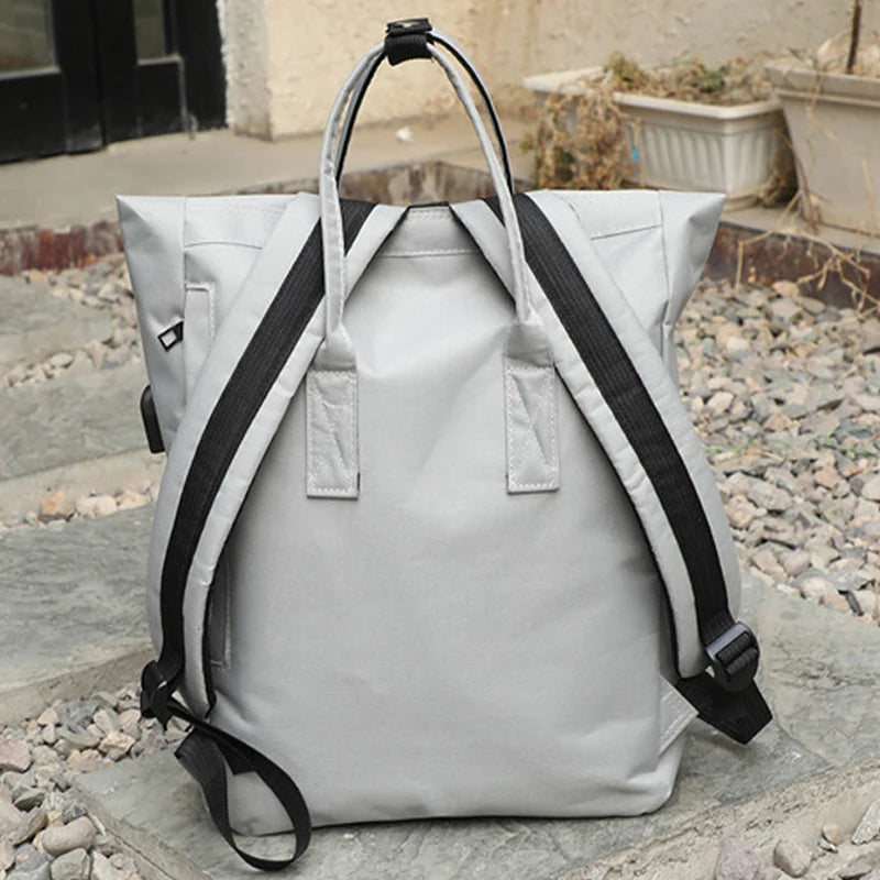 Women's Oxford Backpack - Multi-Pocket School & Laptop Bag