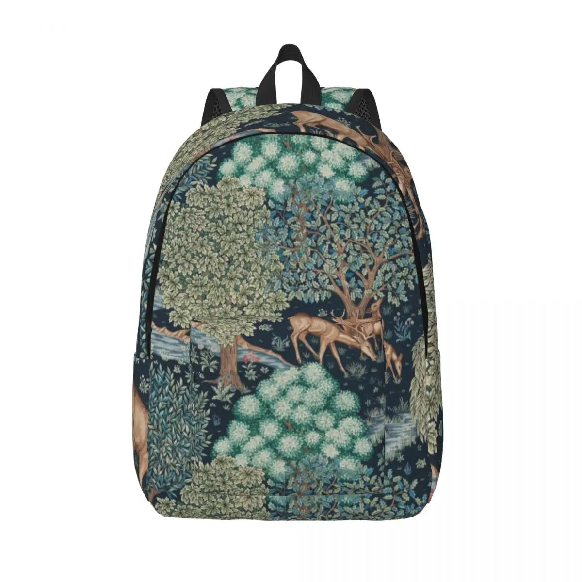 William Morris Tree of Life Canvas Backpack - 15 Inch Laptop