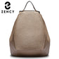 ZENCY Women's Genuine Leather Backpack - Classic Vintage Style