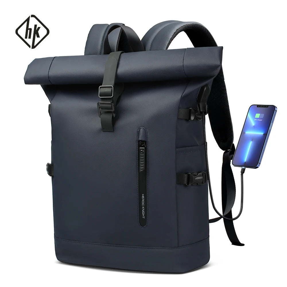 HK 15.6" Anti-Theft Laptop Backpack with USB Charging Port