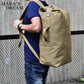 Large Canvas Travel Backpack - Tactical Military Style Rucksack for Men & Women