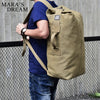 Large Canvas Travel Backpack - Tactical Military Style Rucksack for Men & Women