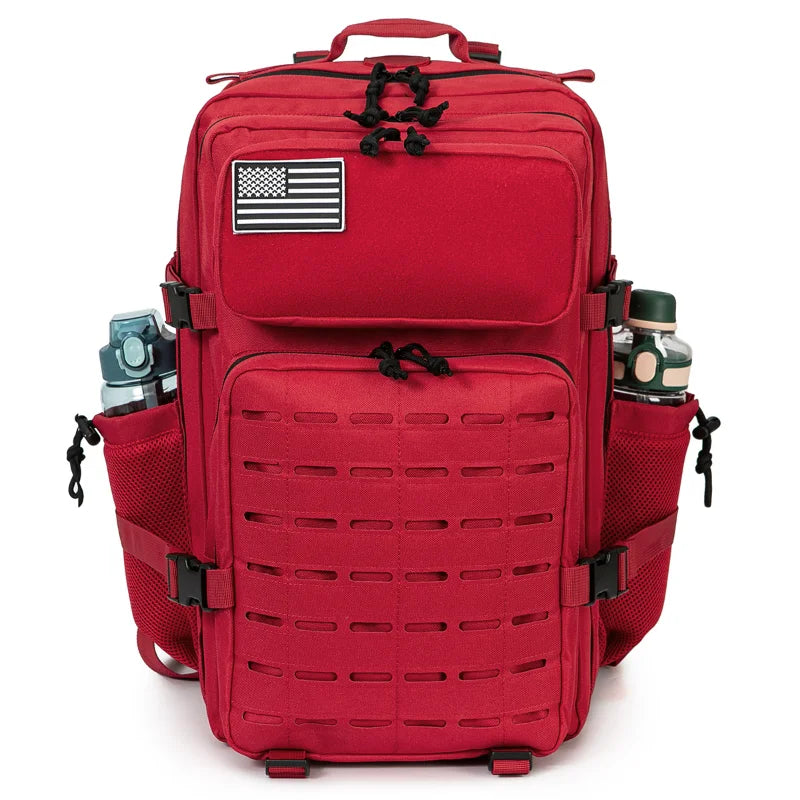 45L Tactical Military Backpack with MOLLE System - Outdoor Hiking & Survival Rucksack