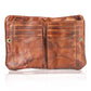 Men's Vintage Genuine Leather Wallet with Coin Pocket