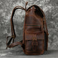 Premium Genuine Leather Backpack for Men - 17 Inch Laptop Travel Daypack