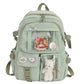Korean Style Campus Backpack for Girls - Lightweight Laptop Bag