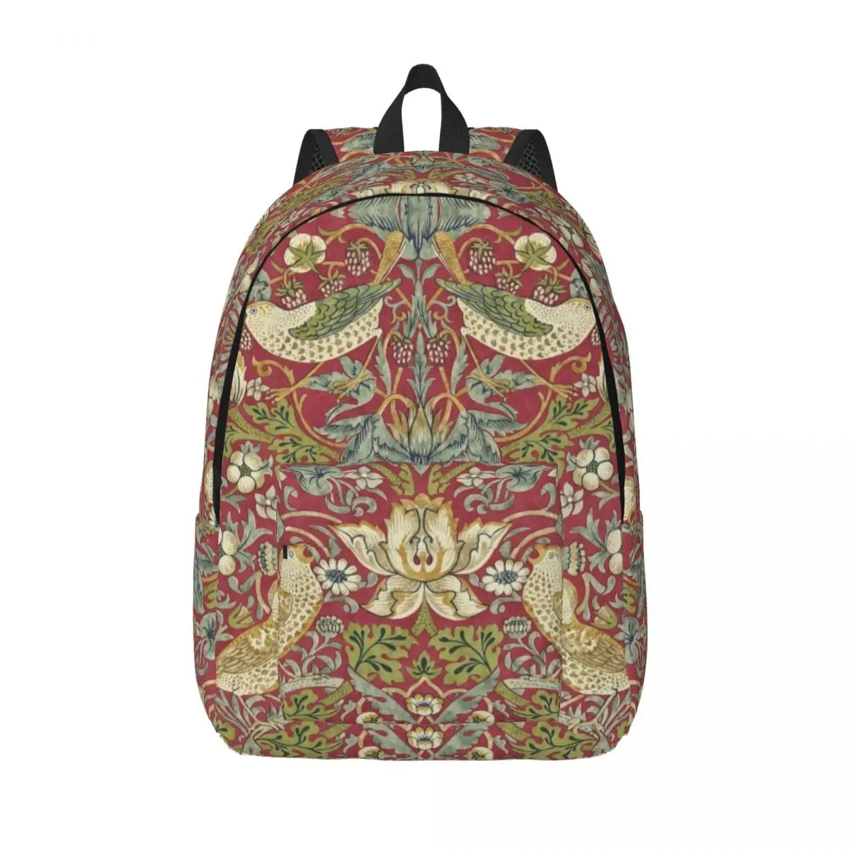 William Morris Tree of Life Canvas Backpack - 15 Inch Laptop