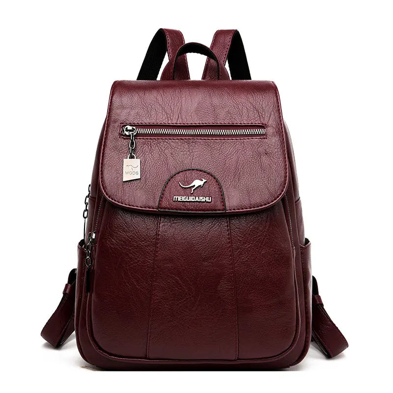 Women's Genuine Leather Vintage Backpack