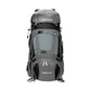 WESTTUNE 60L Internal Frame Hiking Backpack with Rain Cover - Outdoor Travel Camping Pack