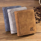 Men's Slim Bifold Wallet - Premium PU Leather Multi-Card Holder