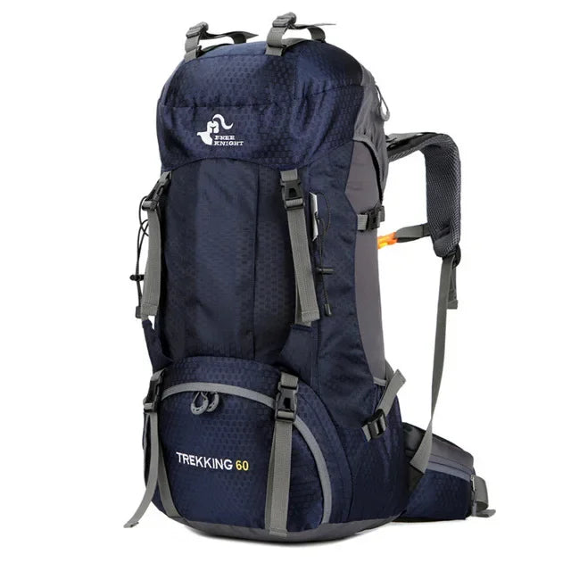 60L Waterproof Hiking Backpack - Professional Outdoor Camping & Mountaineering Pack
