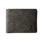 Men's Slim Bifold Wallet - Premium PU Leather Multi-Card Holder