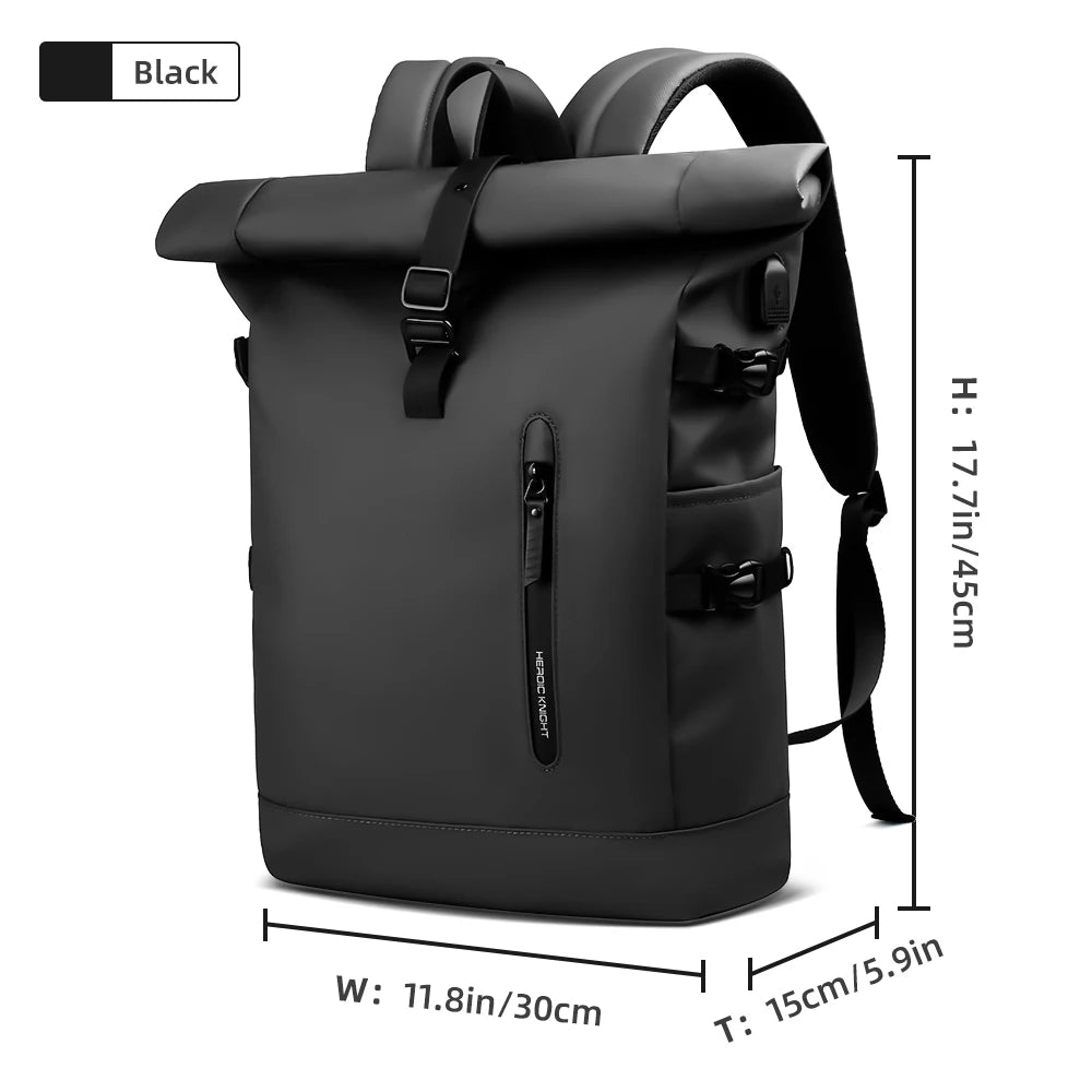 HK 15.6" Anti-Theft Laptop Backpack with USB Charging Port