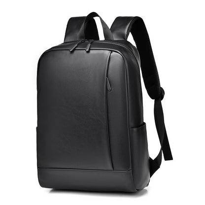 Professional 14-Inch Business Laptop Backpack - Waterproof PU Leather