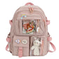 Korean Style Campus Backpack for Girls - Lightweight Laptop Bag