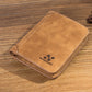 Men's Slim Bifold Wallet - Premium PU Leather Multi-Card Holder