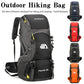 50L Waterproof Hiking Backpack - Professional Outdoor Camping & Mountaineering Rucksack