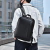 Professional 14-Inch Business Laptop Backpack - Waterproof PU Leather