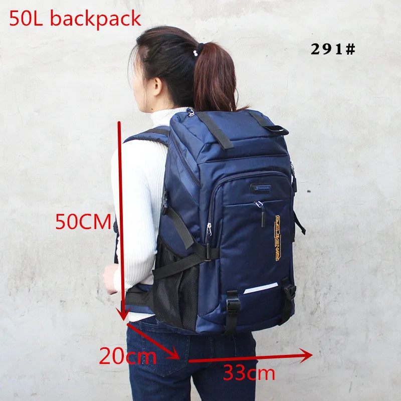 Premium Outdoor Hiking Backpack - 50L/80L Capacity for Travel & Camping