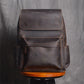 Premium Vintage Leather Laptop Backpack - 15.6 Inch