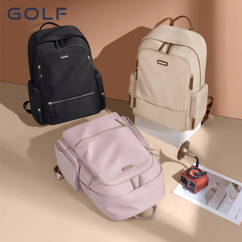 GOLF MADAM Women's 15.6" Laptop Backpack - Nylon Travel & School Bag