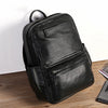 Premium Genuine Leather Laptop Backpack - 15.6 Inch Travel & School Bag