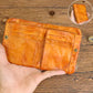 Men's Vintage Genuine Leather Wallet with Coin Pocket