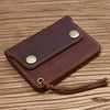 Men's Genuine Leather Wallet with Zipper Coin Pocket