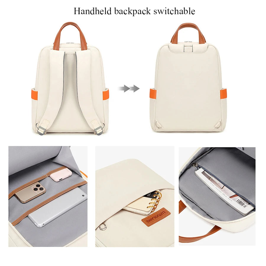 Women's 14-Inch Laptop Backpack - Anti-Theft College & Travel Bag