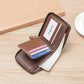 Men's RFID Blocking Trifold Wallet with ID Window