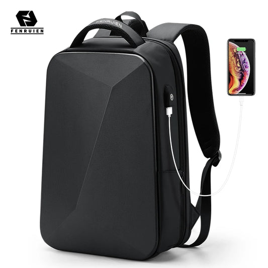 FENRUIEN Anti-Theft Laptop Backpack with USB Charging Port