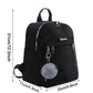 Black Travel Backpack - Large Capacity Unisex Student Backpack