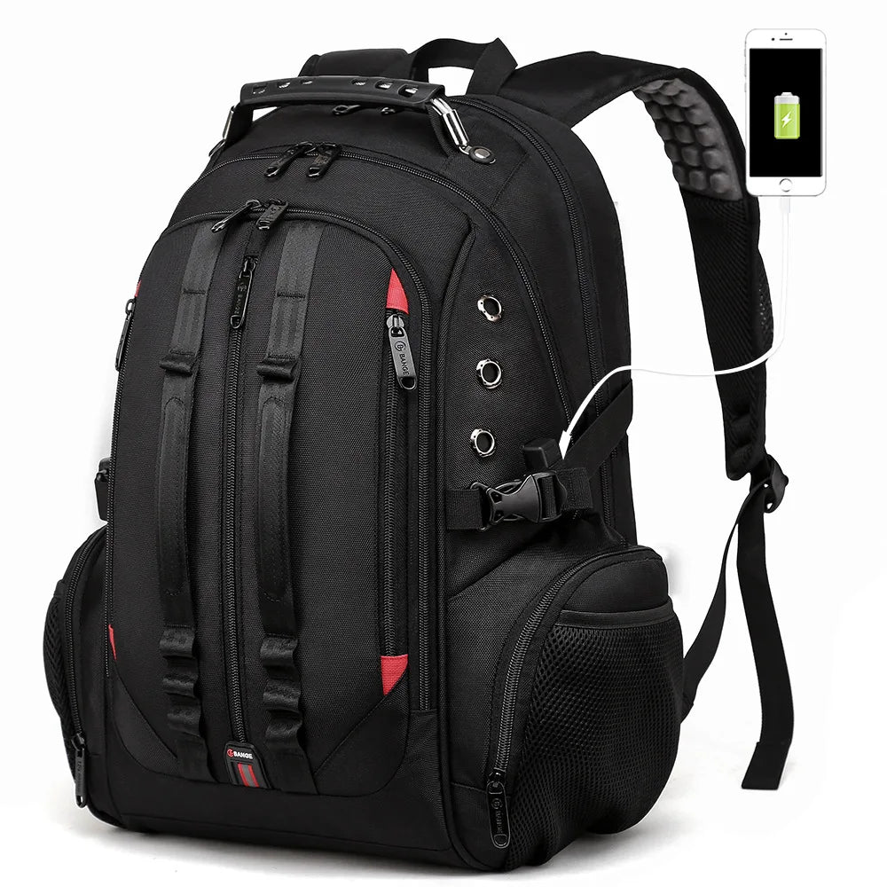 45L Travel Backpack with USB Charging Port - 15.6" Laptop Backpack