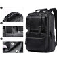 Premium Leather Laptop Backpack - Waterproof Business Travel Bag