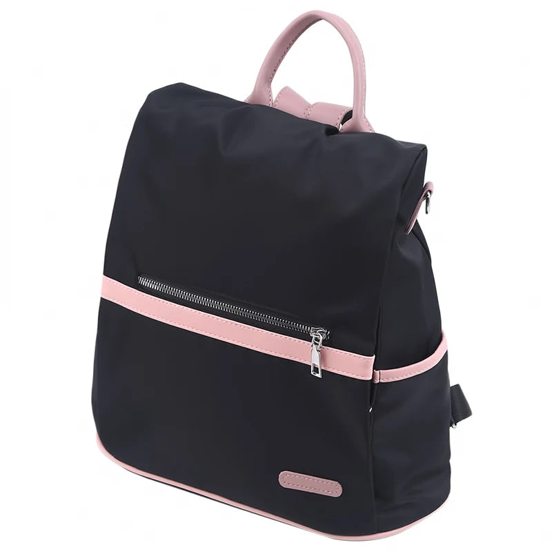 Women's Waterproof Oxford Backpack - Casual School & Travel Bag