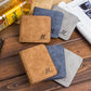 Men's Slim Bifold Wallet - Premium PU Leather Multi-Card Holder