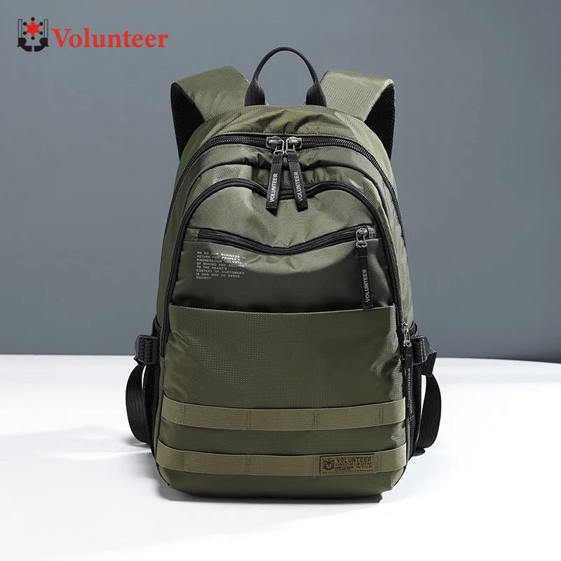 Volunteer Waterproof Oxford Travel Backpack - Lightweight Laptop Backpack for Men