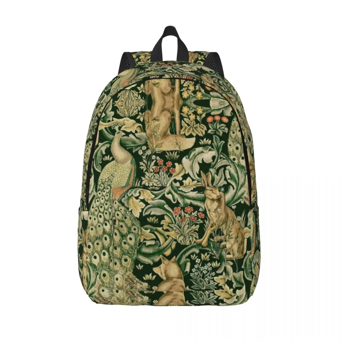 William Morris Tree of Life Canvas Backpack - 15 Inch Laptop